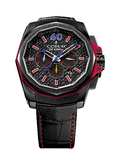 Corum Admiral's Cup AC-One 45 Chronograph Columbia Black PVD Titanium watch REF: 132.211.95/0F01 ANCO Review